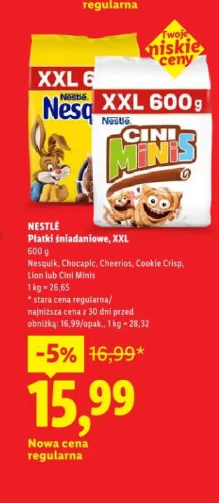 płatki śniadaniowe