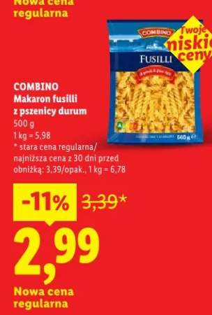 Makaron fusilli z pszenicy durum