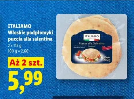 Włoskie podpłomyki puccia alla salentina