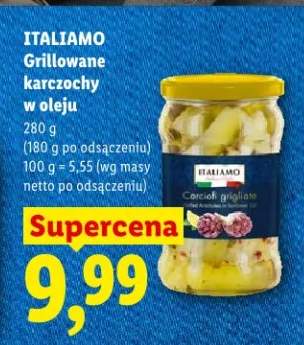 Grillowane karczochy w oleju