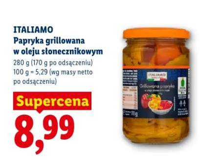 Papryka grillowana w oleju słonecznikowym
