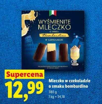 Mleczko w czekoladzie o smaku bombardino