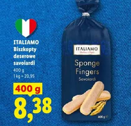 Biszkopty deserowe savoiardi