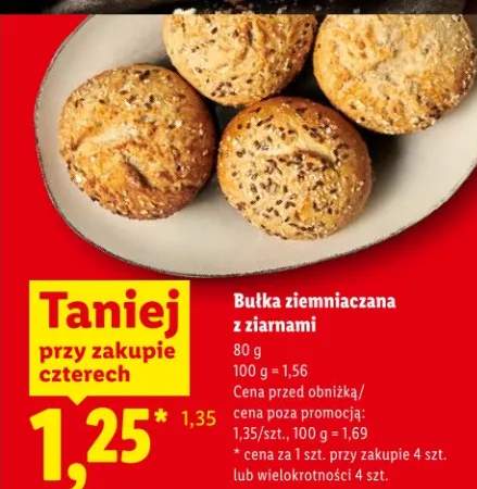 Bułka ziemniaczana z ziarnami