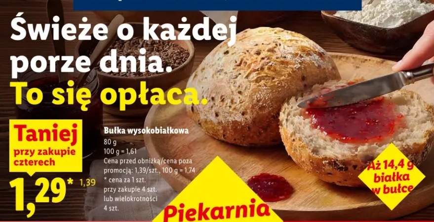 Bułka wysokobiałkowa