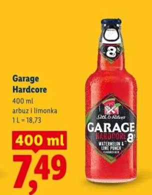 Piwo Hardcore arbuz i limonka