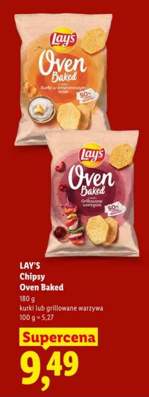 Chipsy Oven Baked kurki lub grillowane warzywa