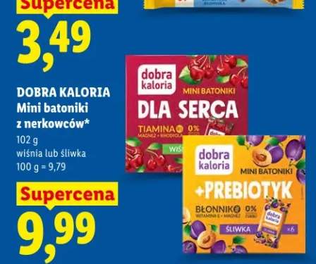 Mini batoniki z nerkowców wiśnia lub śliwka