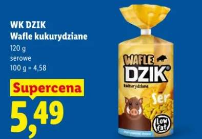 Wafle kukurydziane serowe