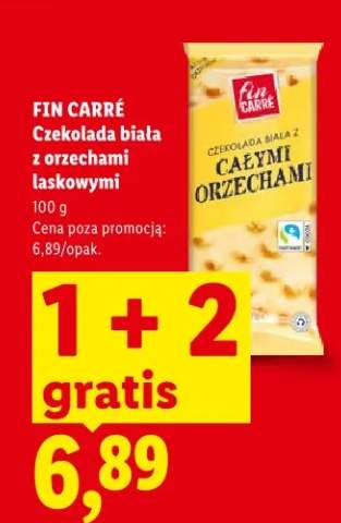 Czekolada biała z orzechami laskowymi