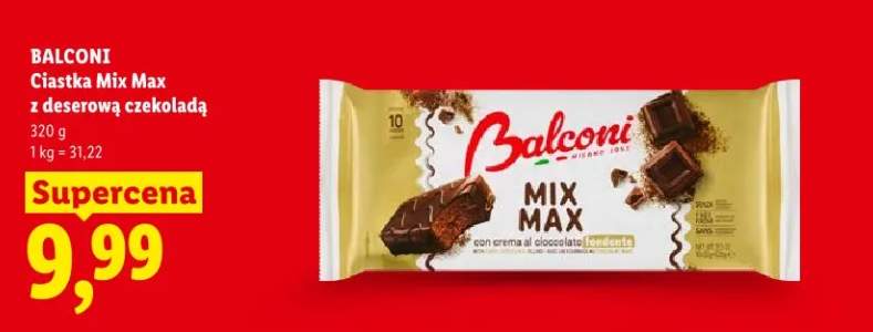 Ciastka Mix Max z deserową czekoladą