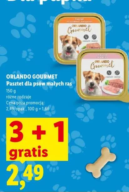 Pasztet dla psów małych ras