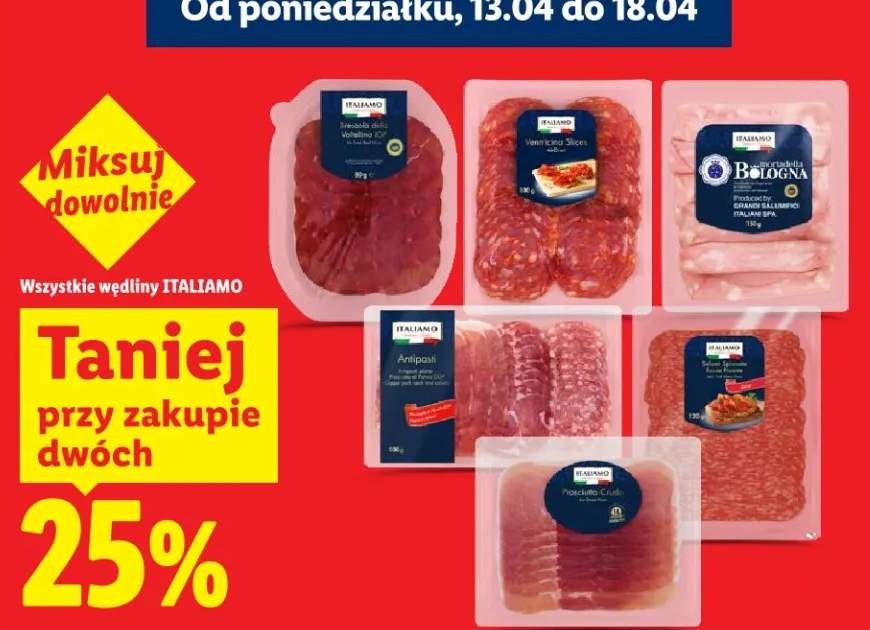 Wędliny włoskie slices