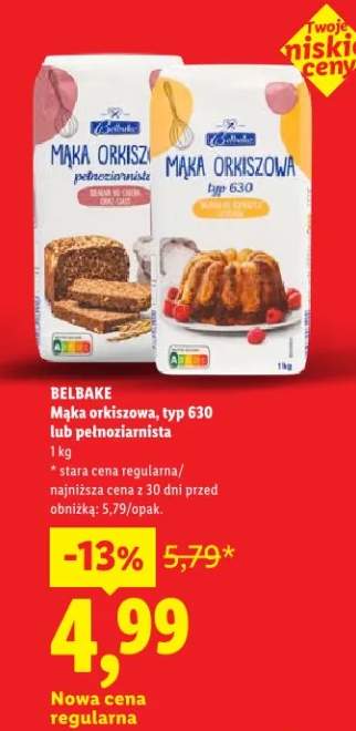 Mąka orkiszowa, typ 630