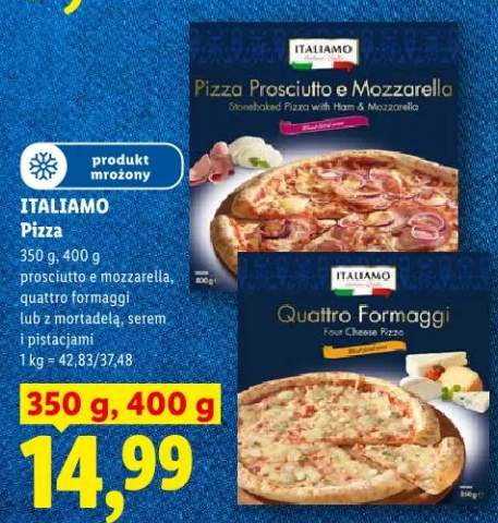 Pizza prosciutto e mozzarella