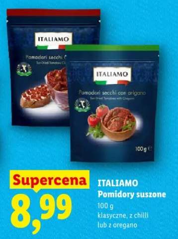 Pomidory suszone klasyczne, z chilli