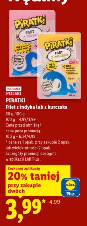 Filet z indyka lub z kurczaka