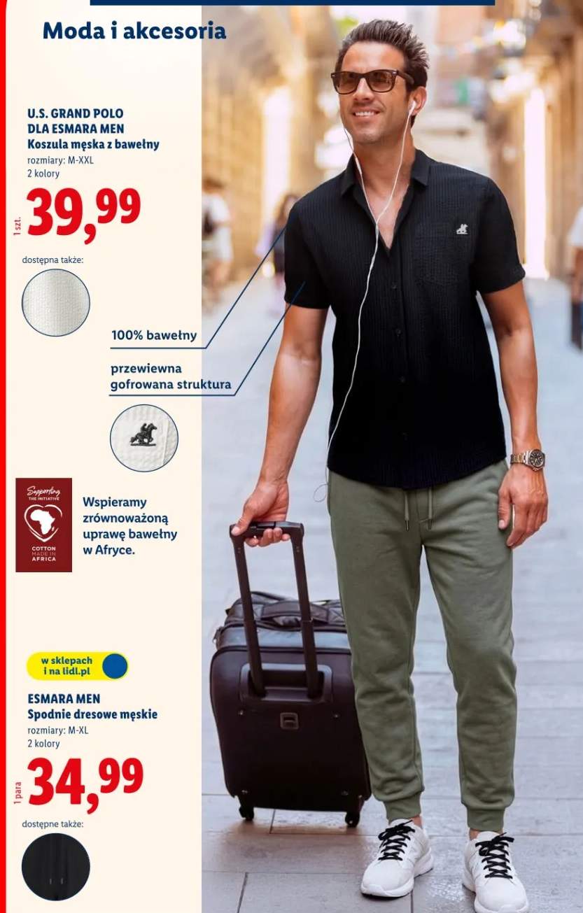 Spodnie dresowe męskie Esmara Men