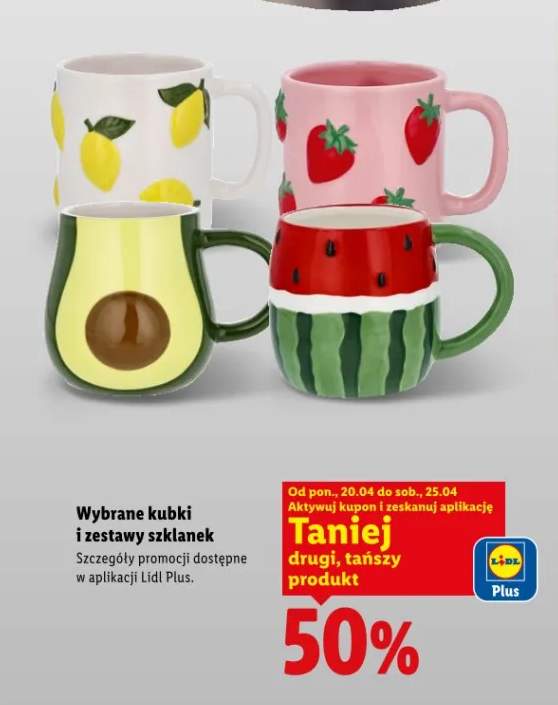 Wybrane kubki i zestawy szklanek