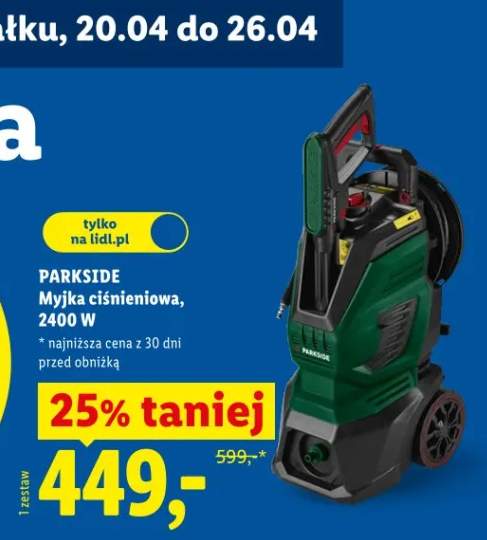 Myjka ciśnieniowa 2400W
