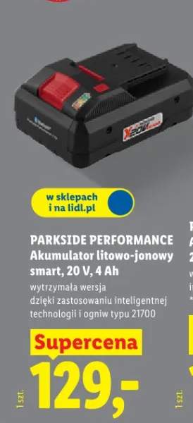 Akumulator litowo-jonowy smart 20V 4Ah