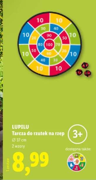 Tarcza do rzutek na rzep