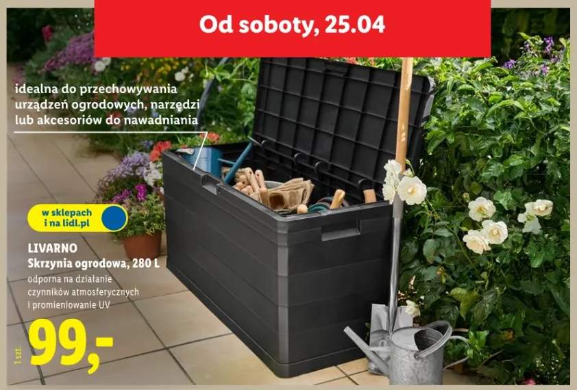 Skrzynia ogrodowa 280l