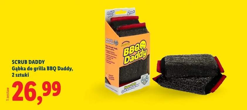 Gąbka do grilla BBQ Daddy, 2 sztuki