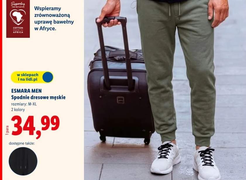 Spodnie dresowe męskie Esmara Men