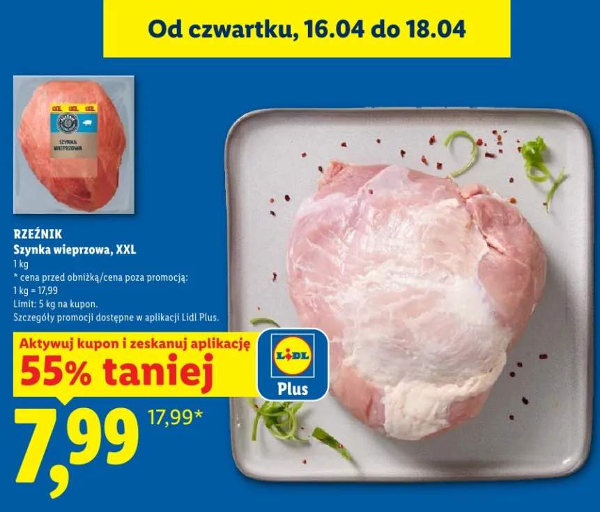 Szynka wieprzowa XXL