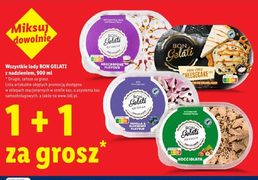 Lody z nadzieniem New York Cheesecake
