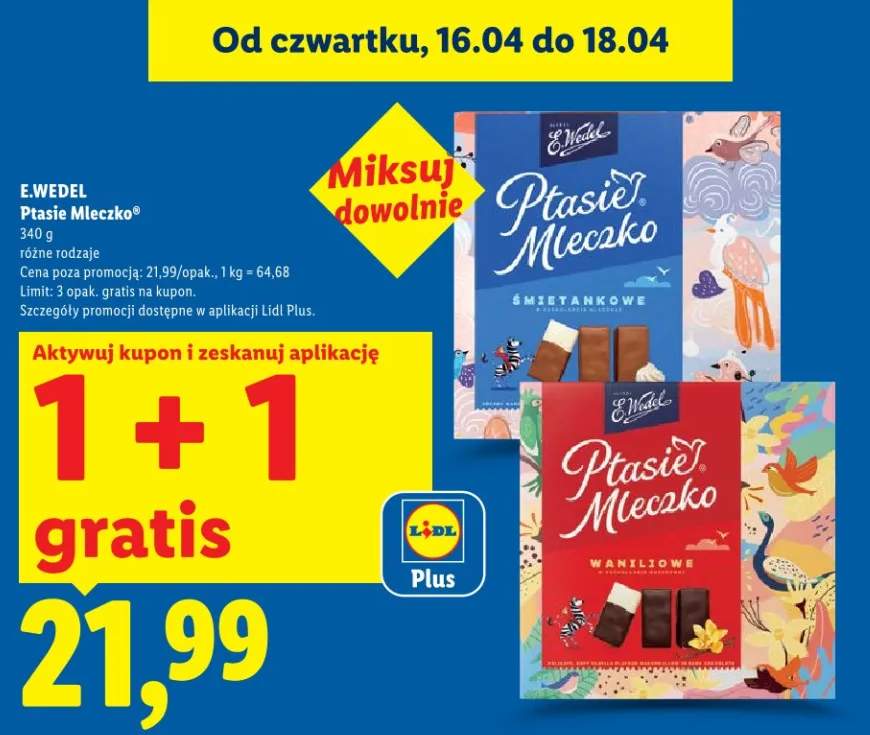 Ptasie Mleczko śmietankowe