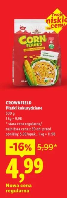 Płatki kukurydziane