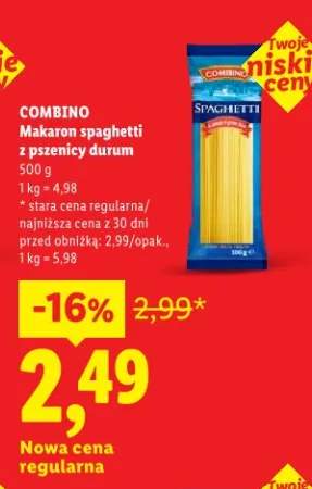 Makaron spaghetti z pszenicy durum