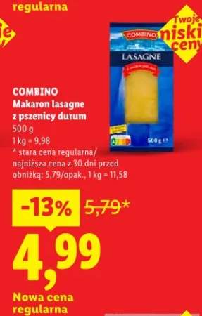 Makaron lasagne z pszenicy durum