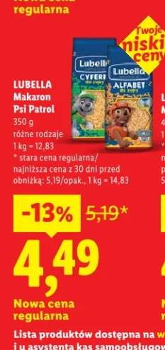 Makaron Psi Patrol różne rodzaje