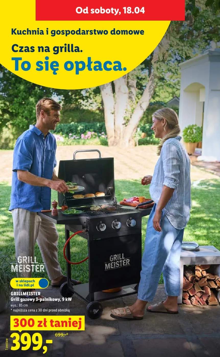 Grill gazowy 3-palnikowy