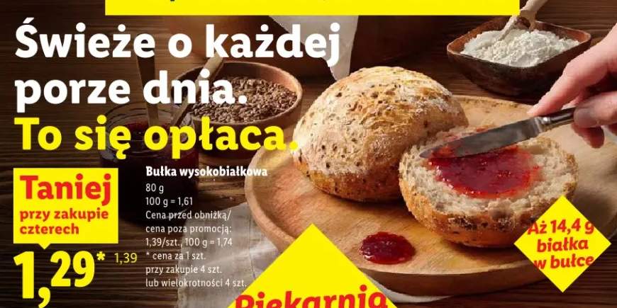 Bułka wysokobiałkowa