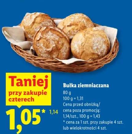 Bułka ziemniaczana z ziarnami