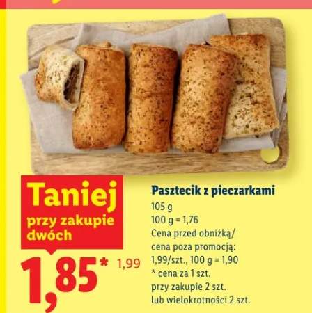 Pasztecik z pieczarkami