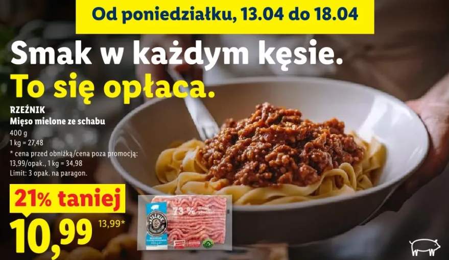 Mięso mielone ze schabu