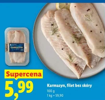 Karmazyn filet bez skóry