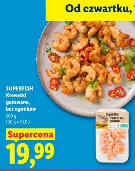 Krewetki gotowane bez ogonków