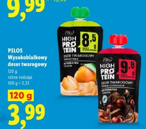 Wysokobiałkowy deser twarogowy