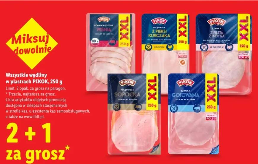 Wszystkie wędliny w plastrach, 250g