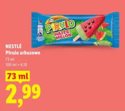 Lody Pirulo arbuzowe