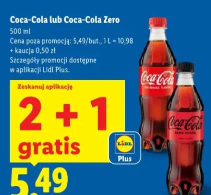 Napój gazowany Coca-Cola Zero