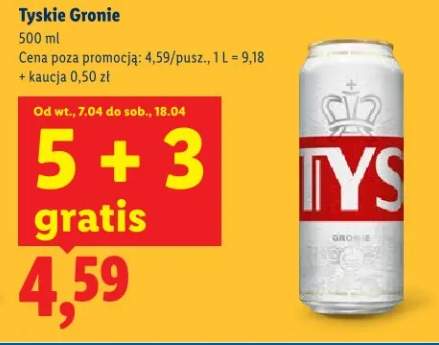 Piwo Tyskie Gronie