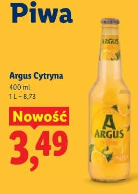 Piwo Argus Cytryna