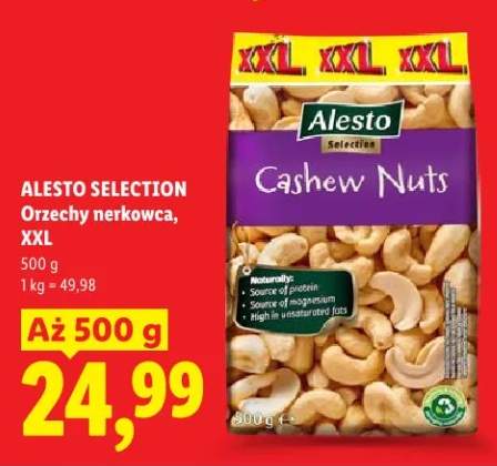 Orzechy nerkowca, XXL